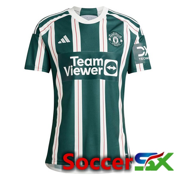 Manchester United Away Soccer Jersey Green 2023/2024