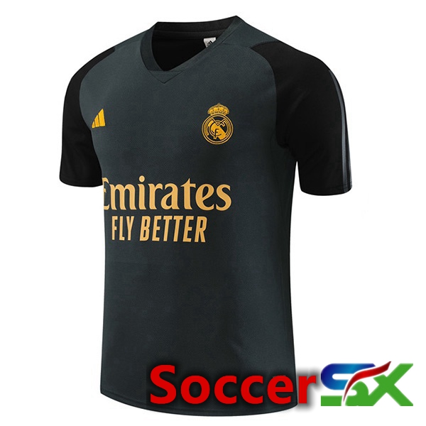 Real Madrid Training T Shirt Grey 2023/2024