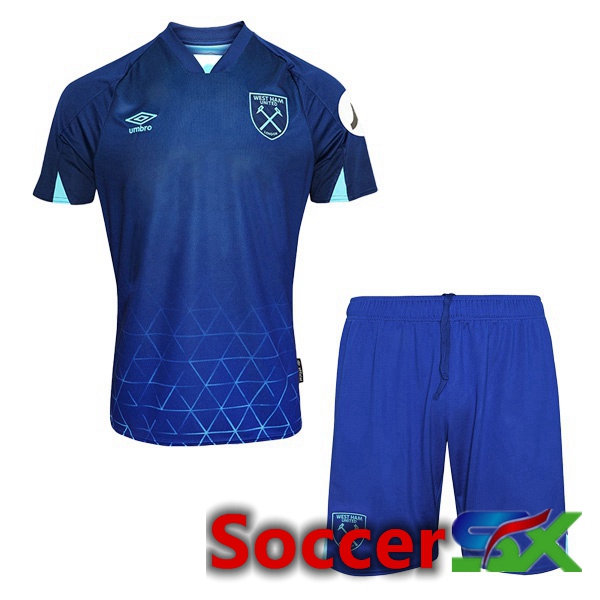 West Ham Kids Soccer Jersey Third Blue 2023/2024