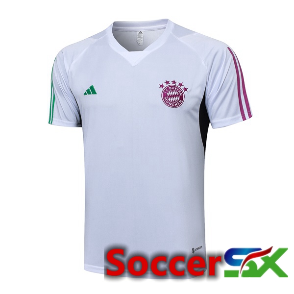 Bayern Munich Training T Shirt White 2023/2024