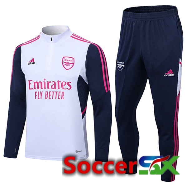 Arsenal Training Tracksuit Suit White 2023/2024