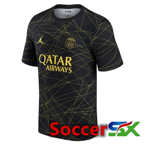 Paris PSG Soccer Jersey Fourth Black 2022/2023