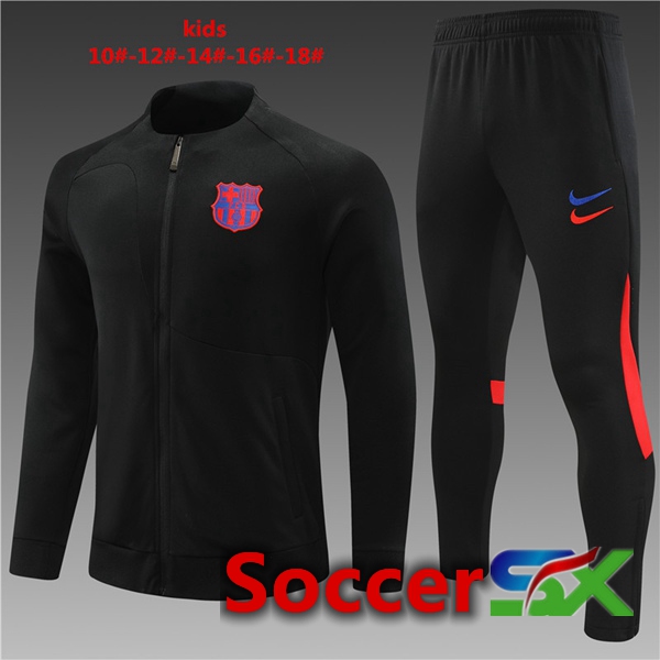 FC Barcelona Kids Training Jacket Suit Black 2023/2024
