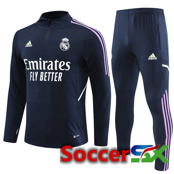 Real Madrid Training Tracksuit Suit Royal Blue 2023/2024