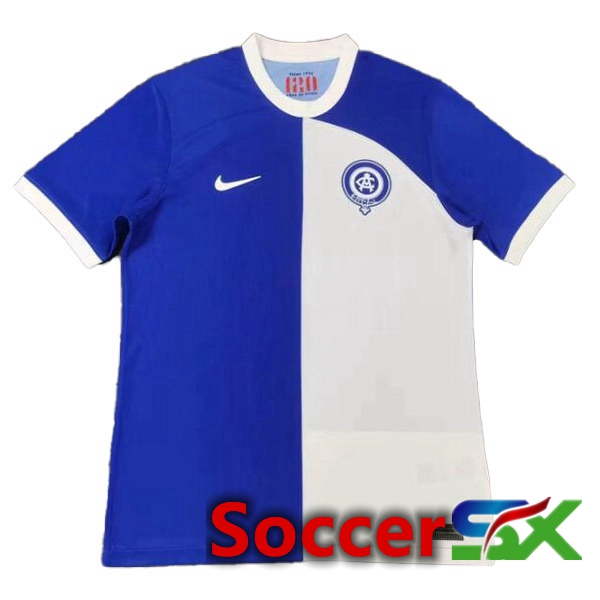 Atletico Madrid Soccer Jersey Away Blue White Leaked Version 2023/2024