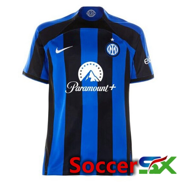 Inter Milan Soccer Jersey Special Edition Black Blue 2022/2023