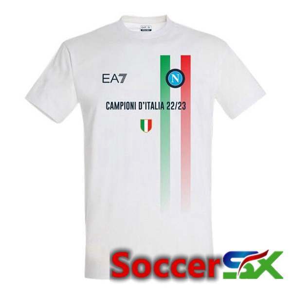 SSC Napoli Champion Soccer Jersey White 2022/2023