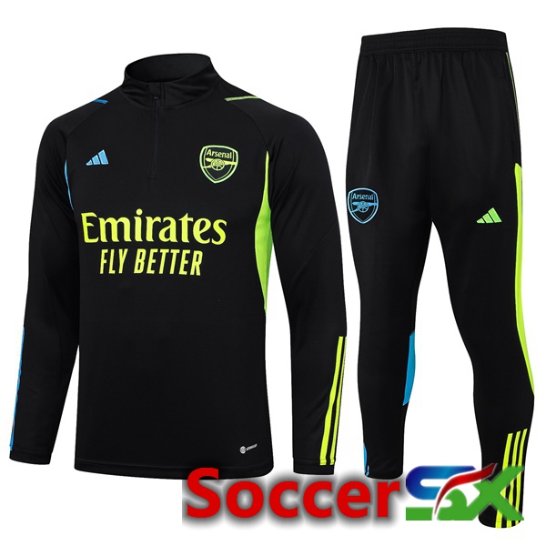 Arsenal Training Tracksuit Suit Black 2023/2024