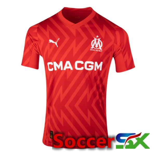 Marseille OM Soccer Jersey Goalkeeper Red 2023/2024