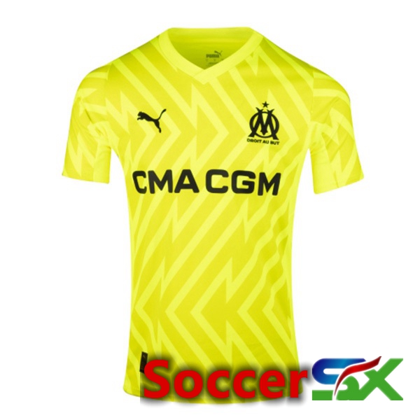 Marseille OM Soccer Jersey Goalkeeper Yellow 2023/2024