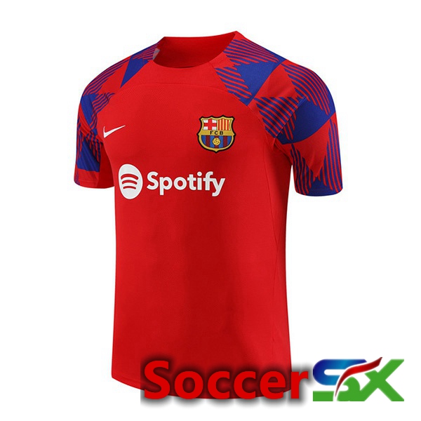 FC Barcelona Training T Shirt Red 2023/2024
