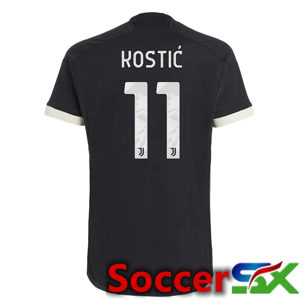 Juventus (KOSTIĆ 11) Third Soccer Jersey Black 2023/2024