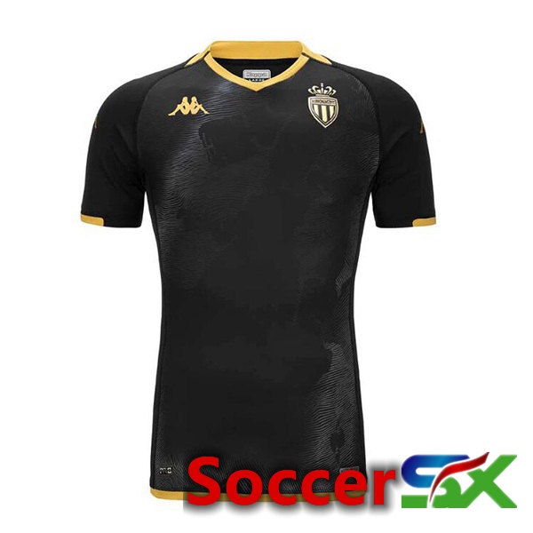 AS Monaco Away Soccer Jersey Black 2023/2024