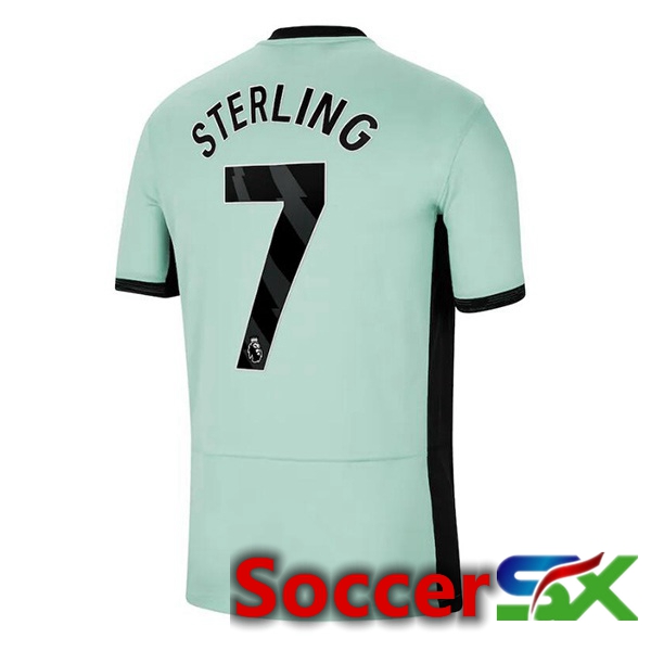 FC Chelsea (Sterling 7) Soccer Jersey Third Green 2023/2024