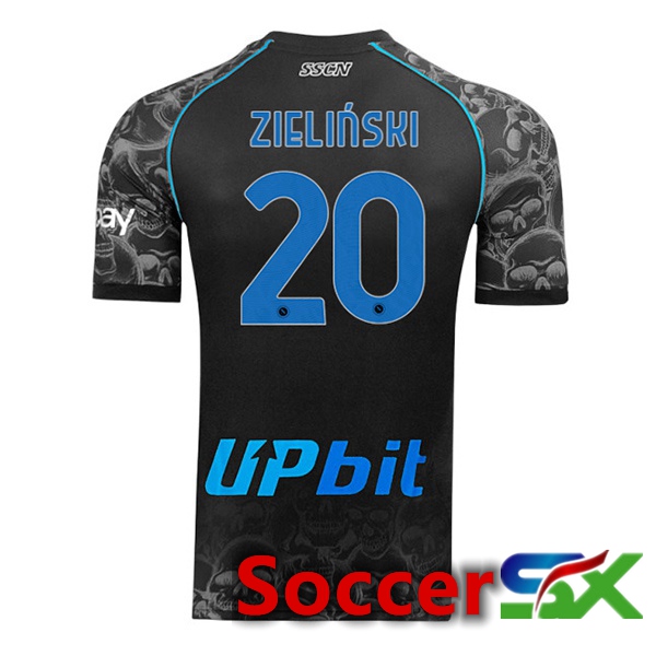 SSC Napoli (Piotr Zielinski 20) Halloween Jersey Black 2023/2024