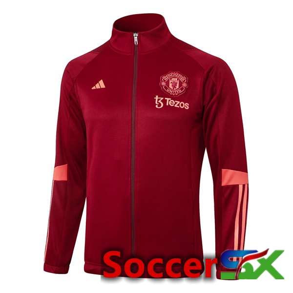 Manchester United Training Jacket Red 2024/2025