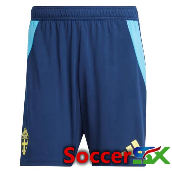 Sweden Home Soccer Shorts Blue 2024/2025