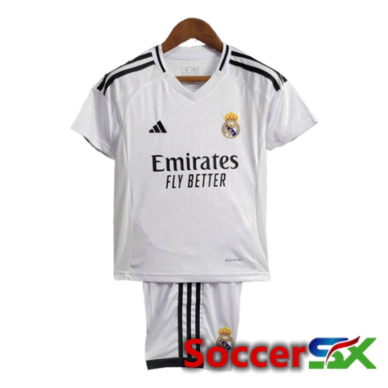 Real Madrid Kids Home Soccer Jersey 2024/2025