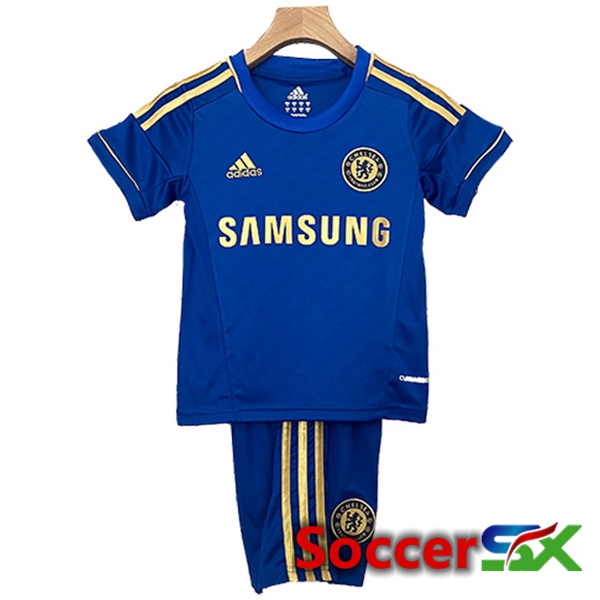 FC Chelsea Retro Kids Home Soccer Jersey 2012/2013