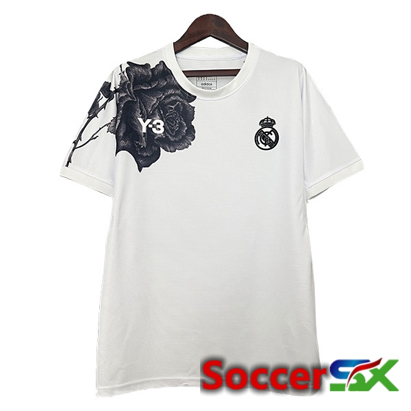 Real Madrid Soccer Jersey Y3 White 2024/2025
