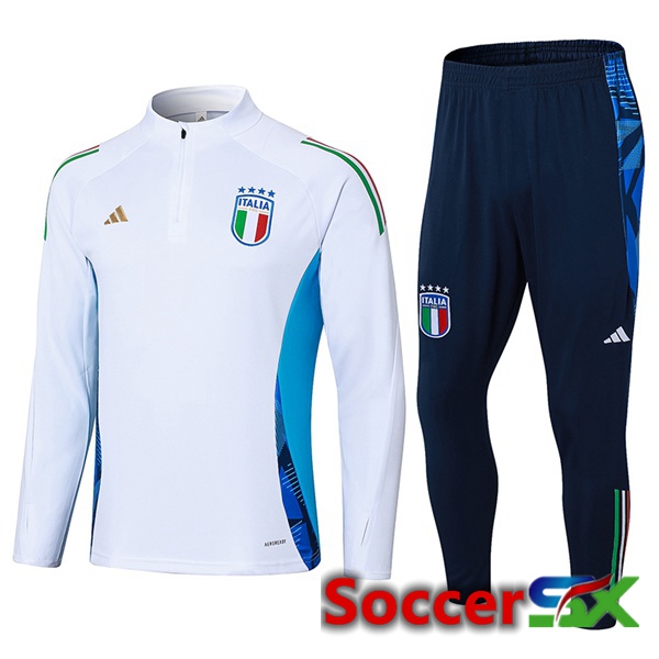 Italy kit Training Tracksuit White 2024/2025