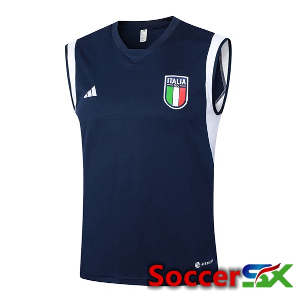 Italy Soccer Vest Blue Royal 2024/2025
