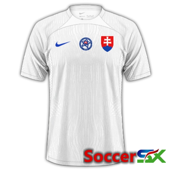 Slovakia Away Soccer Jersey UEFA Euro 2024