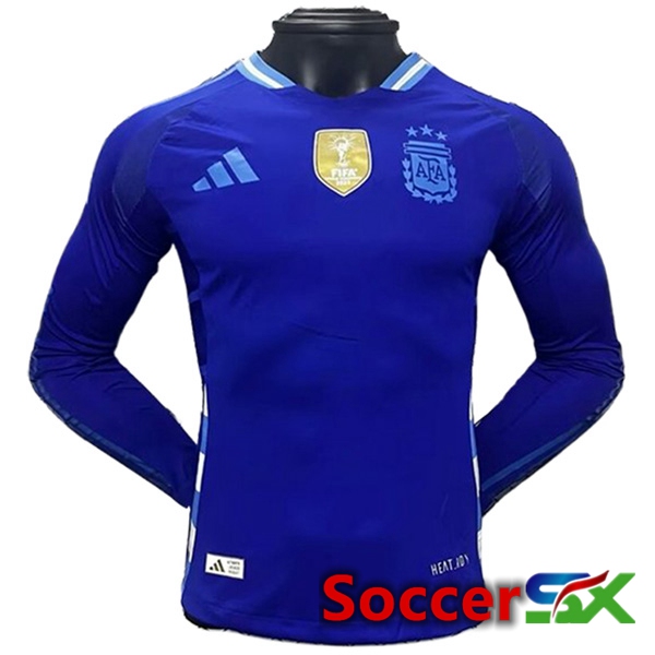 Argentina Away Soccer Jersey Long sleeve 2024/2025