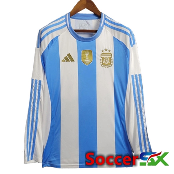 Argentina Home Soccer Jersey Long sleeve 2024/2025
