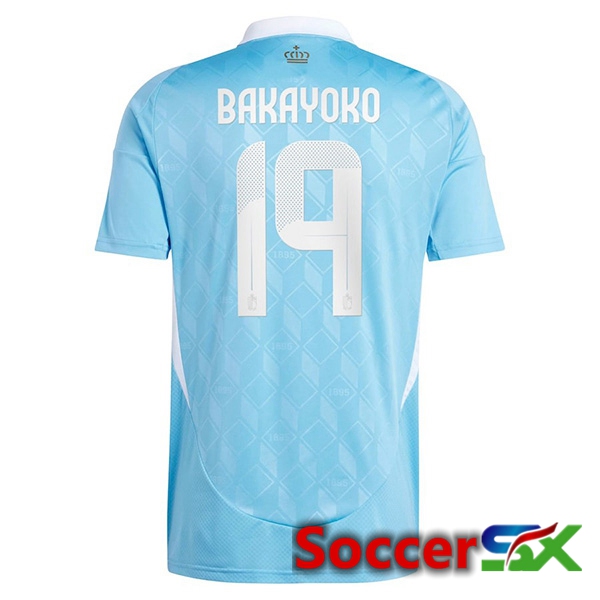 Belgium (BAKAYOKO 19) Away Soccer Jersey 2024/2025