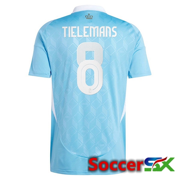 Belgium (TIELEMANS 8) Away Soccer Jersey 2024/2025