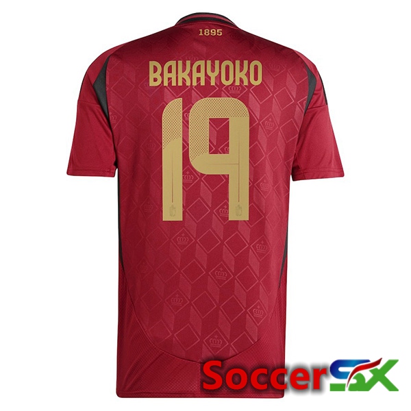 Belgium (BAKAYOKO 19) Home Soccer Jersey 2024/2025