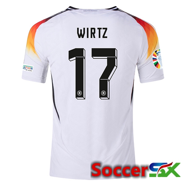 Germany (WIRTZ 17) Home Soccer Jersey UEFA Euro 2024