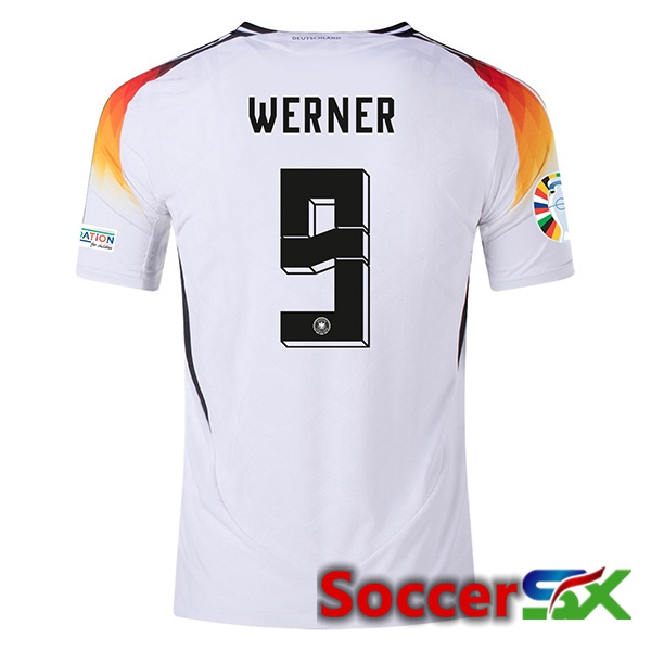 Germany (WERNER 9) Home Soccer Jersey UEFA Euro 2024