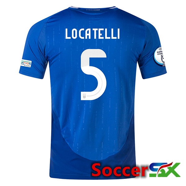 Italy (LOCATELLI 5) Home Soccer Jersey 2024/2025