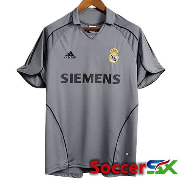 Real Madrid Retro Away Soccer Jersey 2 2005/2006