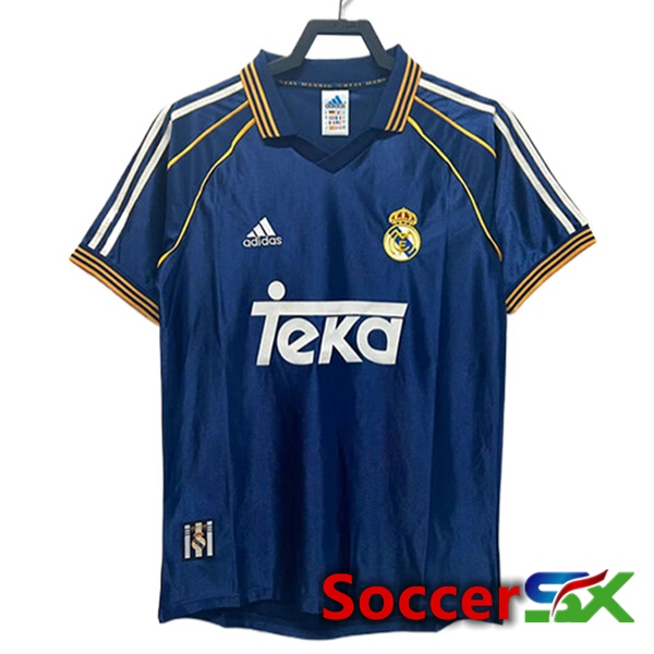 Real Madrid Retro Home Soccer Jersey 1998-1999