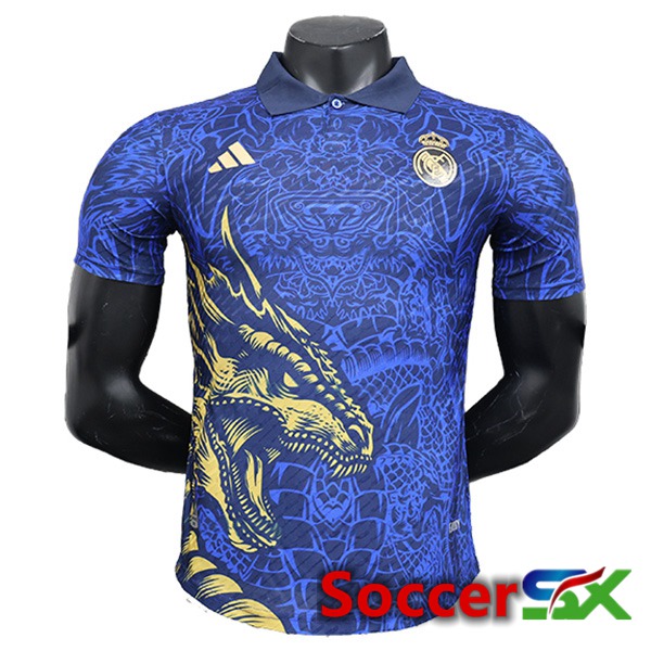 Real Madrid Soccer Jersey Special Edition Blue 2024/2025