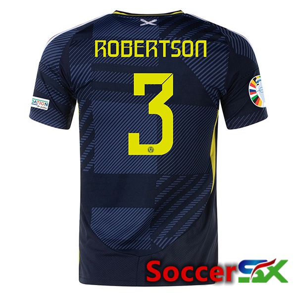 Scotland (ROBERTSON 3) Home Soccer Jersey 2024/2025