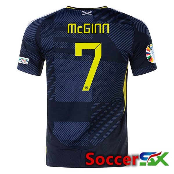 Scotland (McGINN 7) Home Soccer Jersey 2024/2025