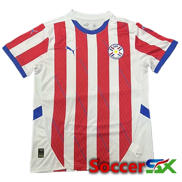 Paraguay Home Soccer Jersey 2024/2025