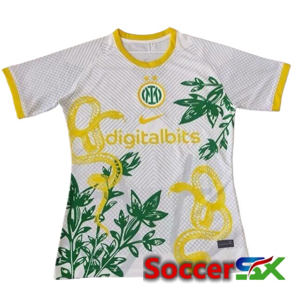 Inter Milan Soccer Jersey Special Edition White 2024/2025