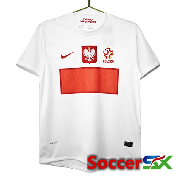 Poland Retro Home Soccer Jersey 2012