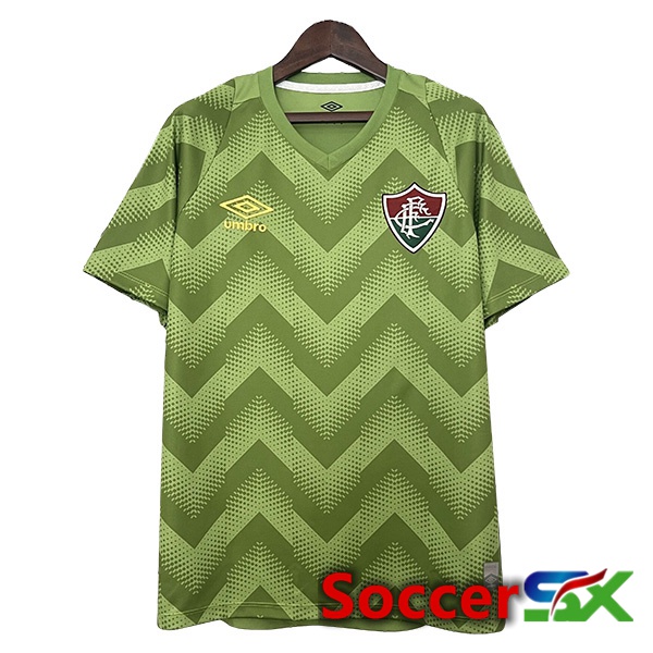 Fluminense Soccer Jersey Goalkeeper Soccer Jersey Green 2024/2025