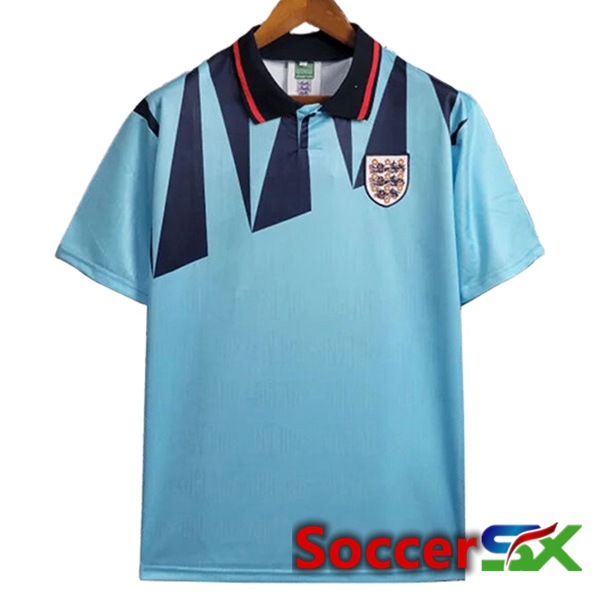 England Retro Away Soccer Jersey 2 1992