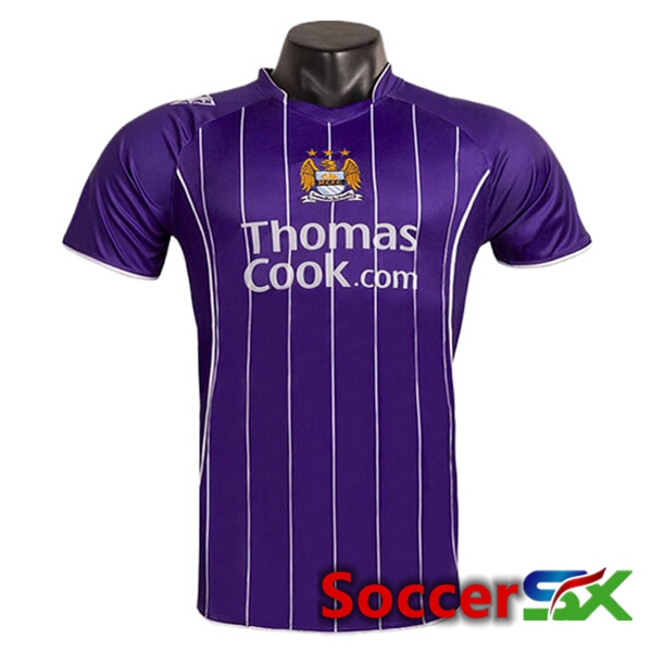 Manchester City Retro Away Soccer Jersey 2007/2008