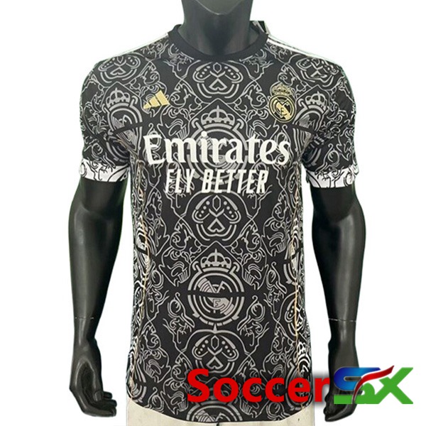 Real Madrid Special Edition Soccer Jersey Black 2024/2025
