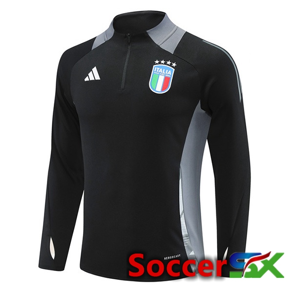 Italy Training Sweatshirt Black 2024/2025