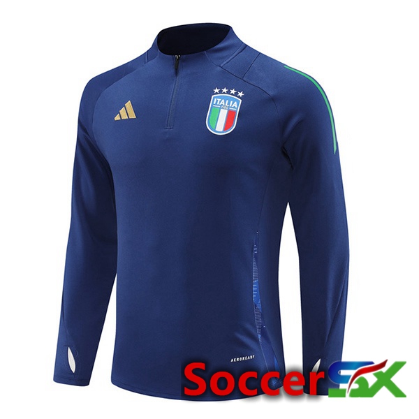 Italy Training Sweatshirt Blue Royal 2024/2025