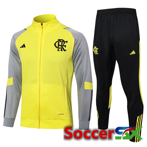 Flamengo Training Jacket Suit Yellow 2024/2025